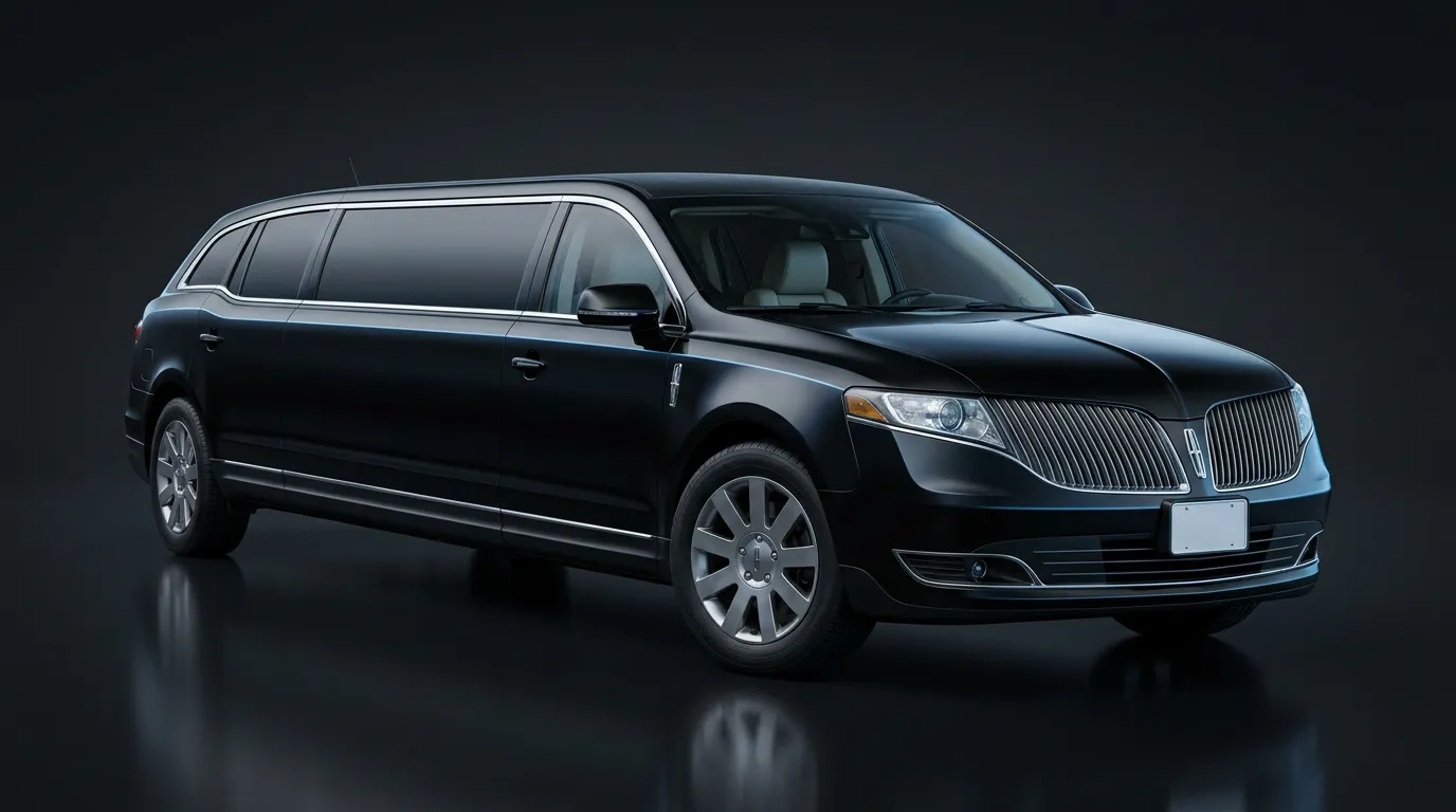 Pueblo black Lincoln MKT 10 passenger stretch limo