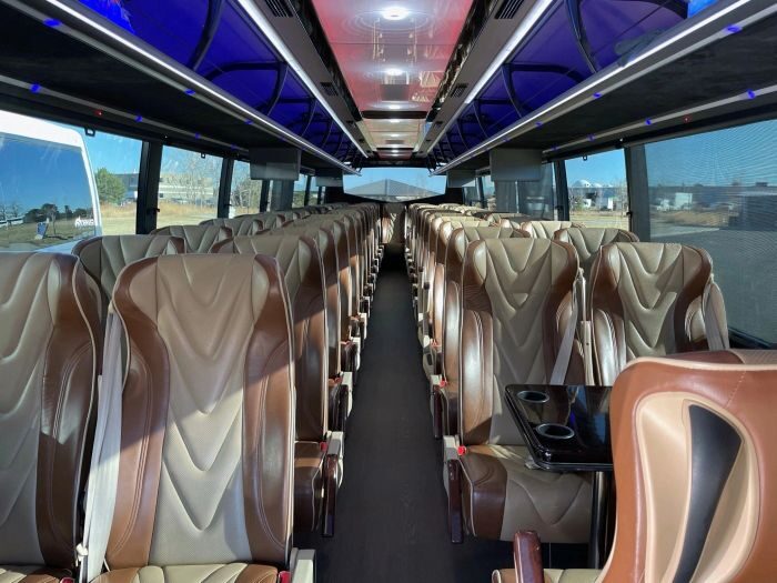 Charter coach interior β Pueblo limo service