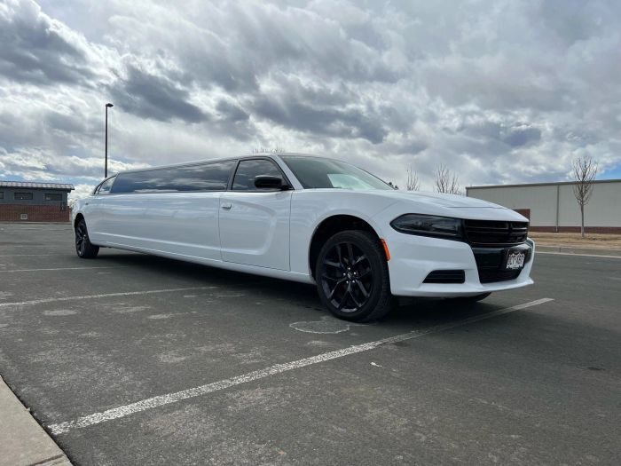 White stretch limo β Pueblo limo service